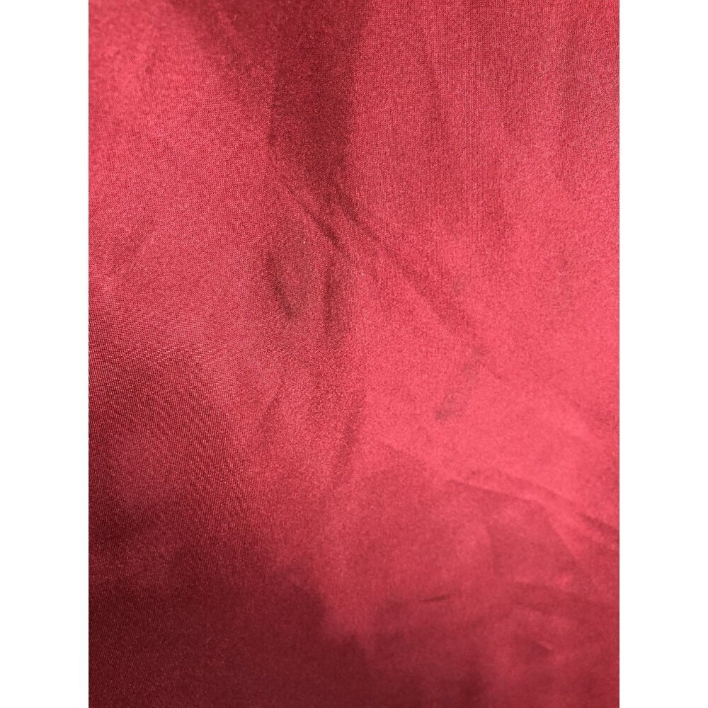 Bebe Satin Slip Dress Size S Burgundy Cowl Neck Midi Y2k Dance Prom Evening Date - Picture 6 of 11